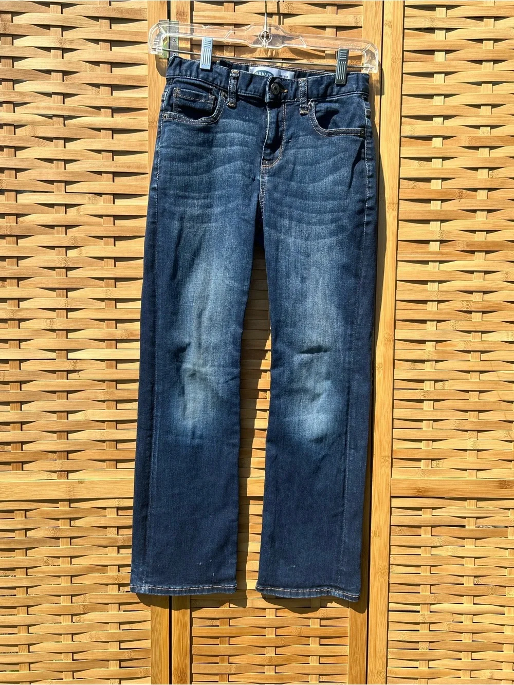 🔥3/$8- Old Navy Girls Dark Blue Boot cut Jeans